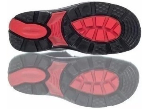 Imagen 3 de 10 de Zapatilla Seguridad Ombu Krypton Cuero P/acero Negra 38al46
