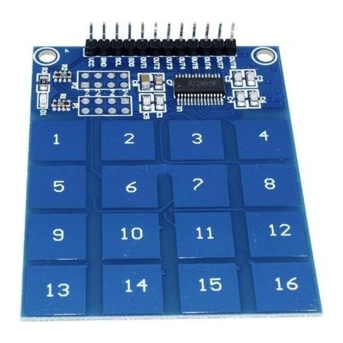 Teclado 4x4 16 Teclas Tipo Capacitivo Ttp229