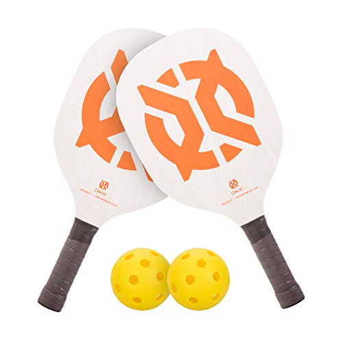 Recruit Pickleball Starter Set Incluye 2 Paletas Y 2 Pi...