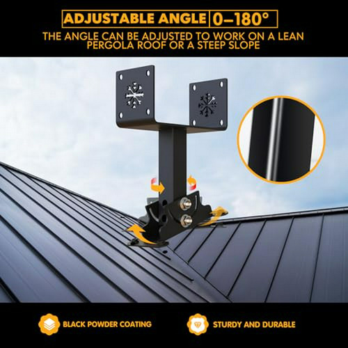 Kit De Hardware Para Soporte De Viga De Techo De Pérgola Aju