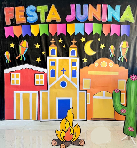 Arquivo Digital Painel 3d Festa Junina Zip