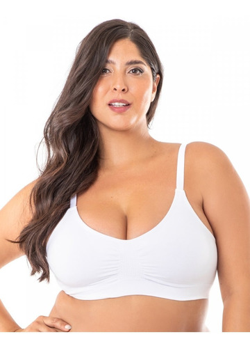 Top Reforzado Liso Algodón Lycra Sin Costura Cocot Art. 5533