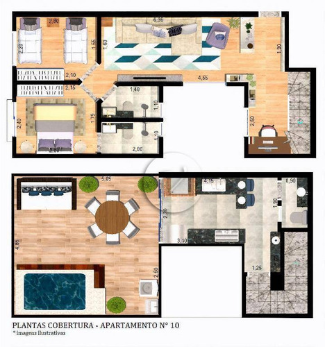 Imagem 2 de 7 de Apartamento À Venda, 89 M² Por R$ 475.000,00 - Campestre - Santo André/sp - Ap9868