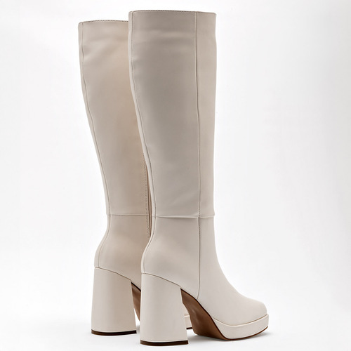 Botas Mujer Lady Paulina Latte 128-907