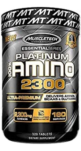 Aminoácidos Platino 2300 320caps, Muscletech,