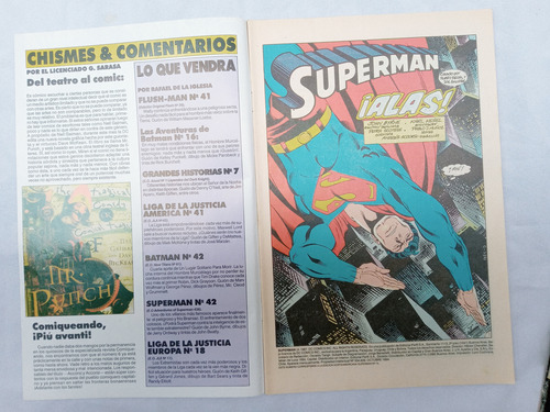 Historieta Comic Antigua * Superman * N 41 Ed Perfil Año 94 (Usado)