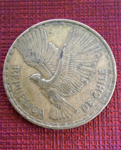 Moneda De Chile 10 Cent. 1961 (Usado)