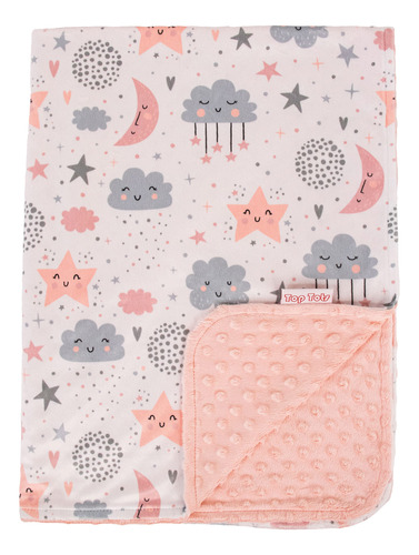 Top Tots Manta De Lujo Minky Para Bebe, Sonrisas Nocturnas,