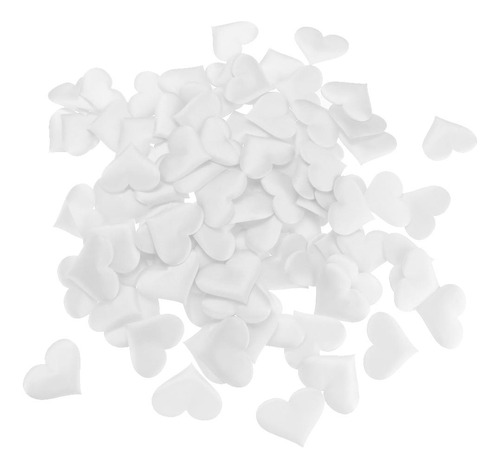 100 Pedaozs De De Esponja Confeti Decorativo Diy Blanco 5cm