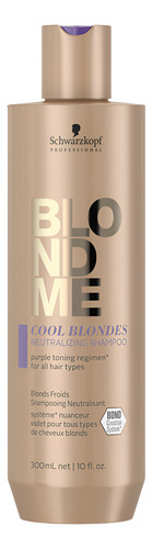 Blondme Shampoo Neutralizante Para Rubios Fríos 300 Ml
