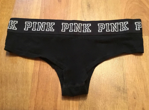 Calzón Negro Pink De Victoria´s Secret 