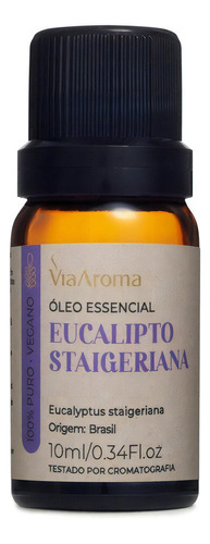 Oleo Essencial Via Aroma Eucalipto Staigeriana 10ml