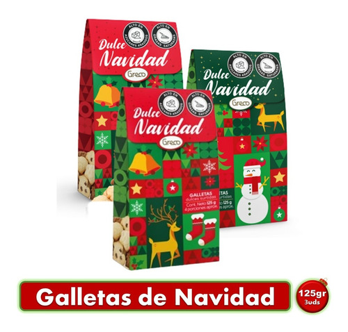 Galletas Dulce Navidad 140gr Cj