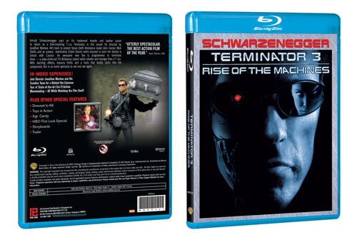 Blu-ray + Dvd Terminator 3 Rise Of The Machines (sellado)
