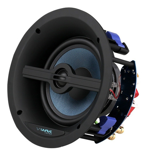 Caixa De Som De Embutir Wave Sound Wsr150 Tela Slim 150watts