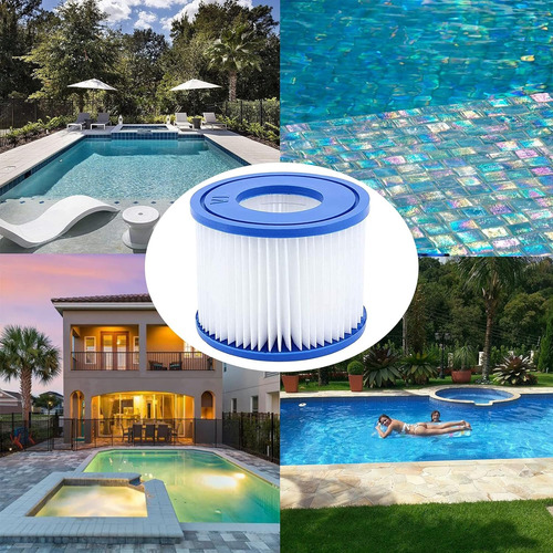 Pack 6 Repuesto Cartucho De Filtro Tipo Vi Para Lay-z-spa