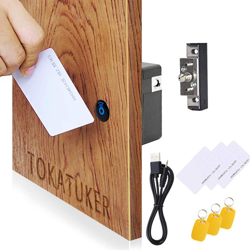 Cerradura Invisible Nfc/rifd Para Mueble De Madera Carga Usb