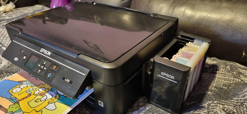 Multifuncional Epson L455 Tinta Continua Wifi Color Y Negro (Usado)