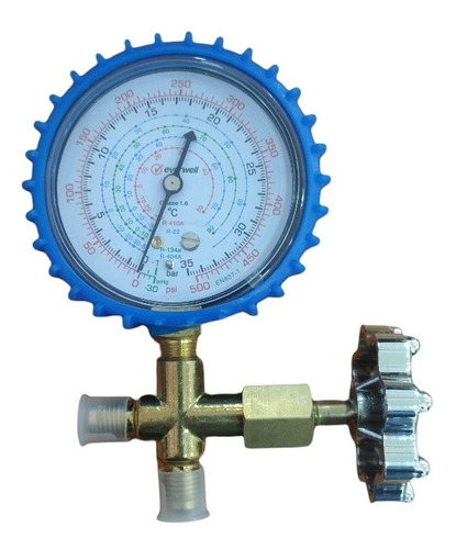 Manómetro Sencillo De Baja (r410a,r22,r404a,r134a) Everwell