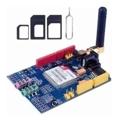 Arduino Shield Modulo Gsm Gprs Sim900 Quad Band + Antena