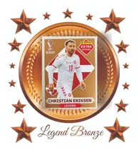 Comprar Figurinha Extra Copa 2022 Christian Eriksen Legend - Bronze