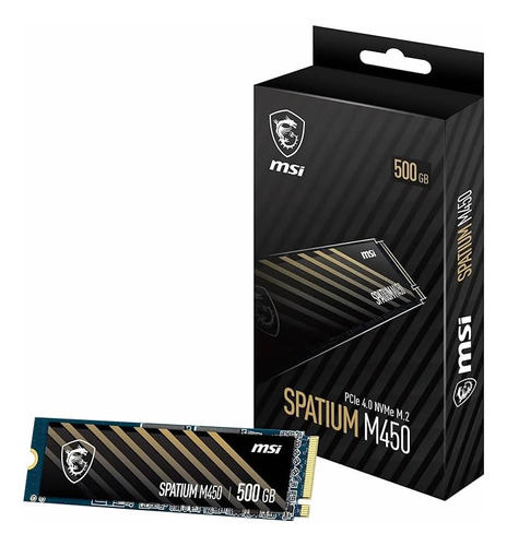 Discos Solido Msi Spatium Pcie 4.0 Nvme M.2 500gb 