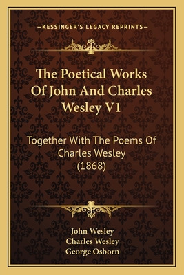 Libro The Poetical Works Of John And Charles Wesley V1: T...