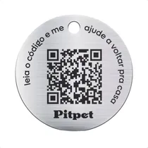 Comprar Pitpet Tag Qr Code Coleira Pets Identificação Inteligente