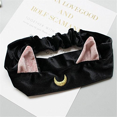 Zaper Cute Cat Usagi Moon Cosmetic Banda De Ducha De Zffz7