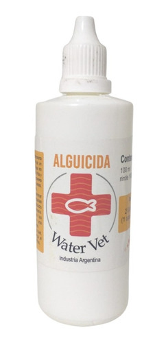 Alguicida Water Vet 100ml Rinde 1000lts Acuario Pecera 