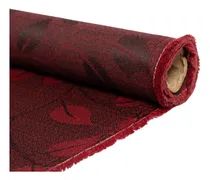 Comprar 5 Metros Tela Chenille Rústico De Tapicería Y Deco Hojas 