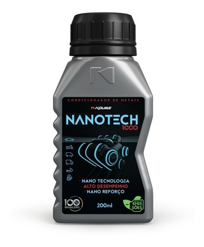 Imagem 1 de 4 de Condicionador De Metais Nanotech 1000 200ml Koube 343