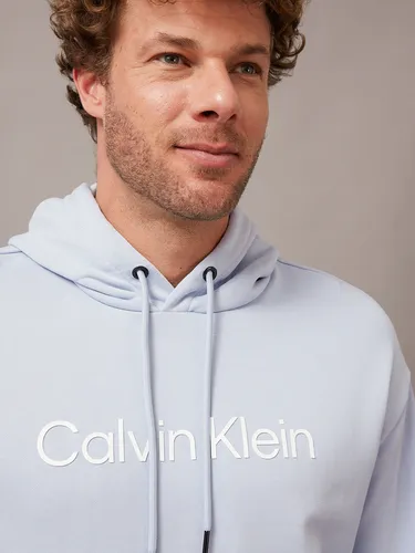 Polerón Con Gorro Hero Logo Comfort Azul Calvin Klein