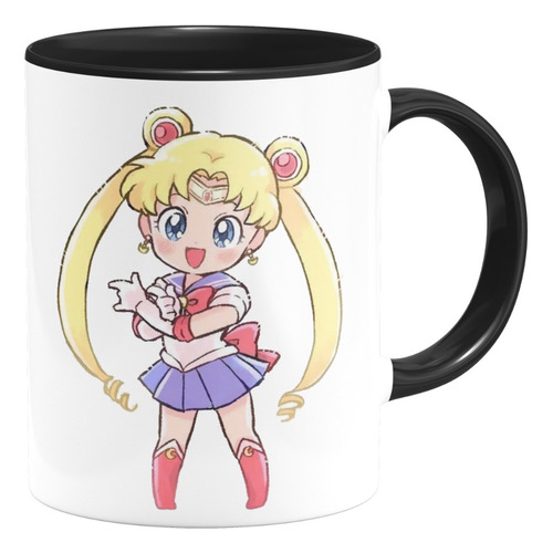 Taza Interior De Color Sailor Moon Serena Anime