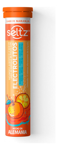 Electrolitos Naranja Seltz Tabletas Efervescentes