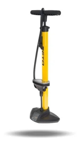 Imagen 2 de 8 de Inflador Bomba Bicicletas Moto De Pie Beto 160 Psi Cwm-001sg