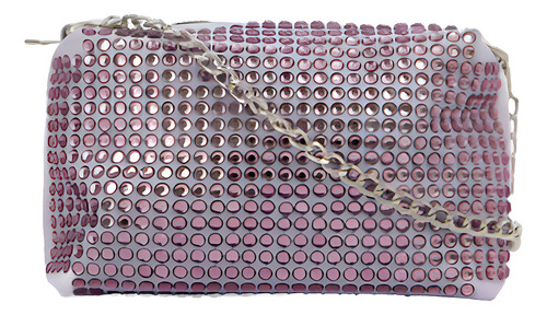 Bolso Todomoda Color Lila Con Strass/pedrería