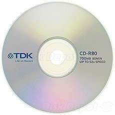 100 Cds Virgen Tdk Estampados En Bulk Cerrado En Gba Norte