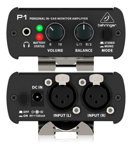 Amplificador Auricular Behringer Powerplay P1 Monitor In Ear