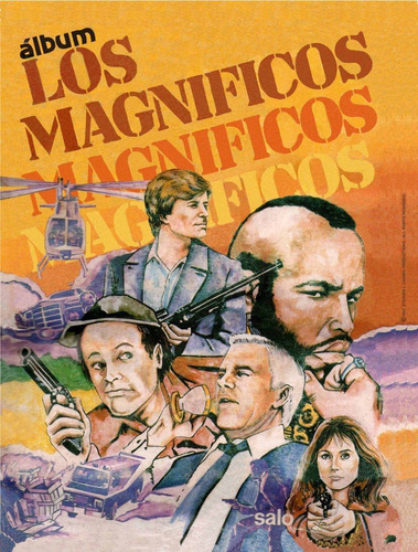 Album Los Magníficos,  Salo 1983- Formato Impreso 22x32 Cm