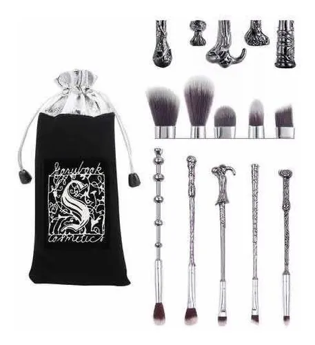 Set De Brochas Para Maquillaje Harry Potter Varitas Casas Cuotas