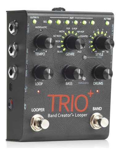 Digitech Trioplus Trio+ Band Creator Y Looper Effects Pedal