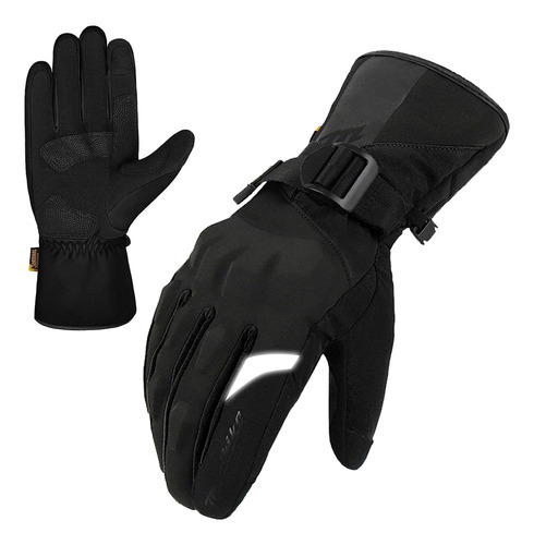 Guante Para Moto De Invierno Madbike, Con Protección 