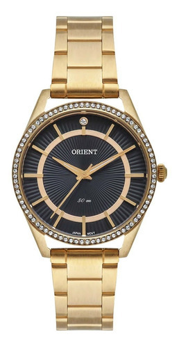 Relógio Orient Eternal Feminino Dourado Aço