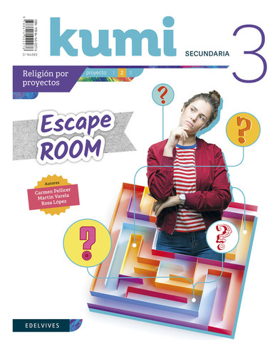 Proyecto Kumi 3 Eso : Escape Room (libro Original)