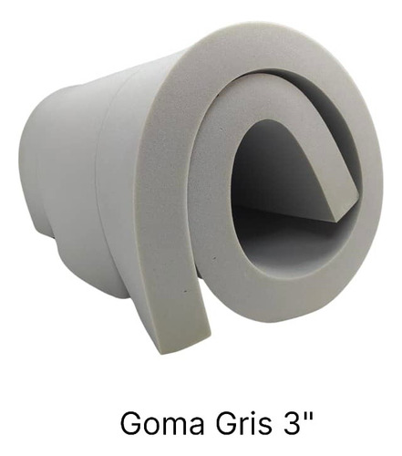 Lamina Goma Espuma Gris 3 Pulgada Para Tapiceria, Muebles