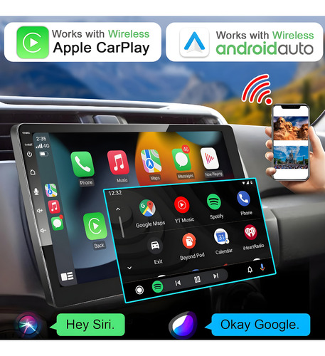 Multimidia 9 1din 2gb 32gb Android 12 Carplay Android Auto