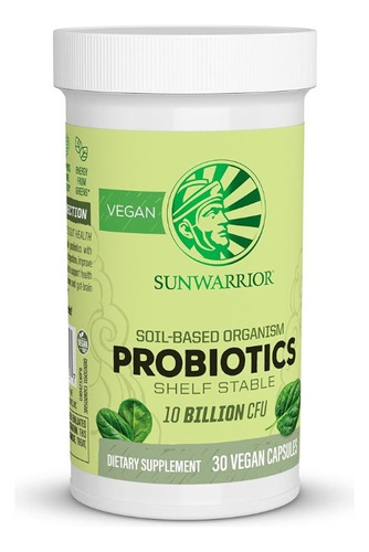 Sunwarrior Probioticos Salud Intestinal 30 Vegacaps Sabor Sin Sabor