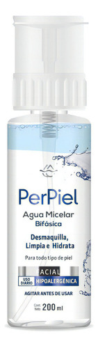 Perpiel Agua Micelar Bifásica Sin Fragancia X 200 Ml