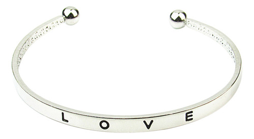 Brazalete B 9884 Con Forma De Letra, Estilo Moderno, Para Mu